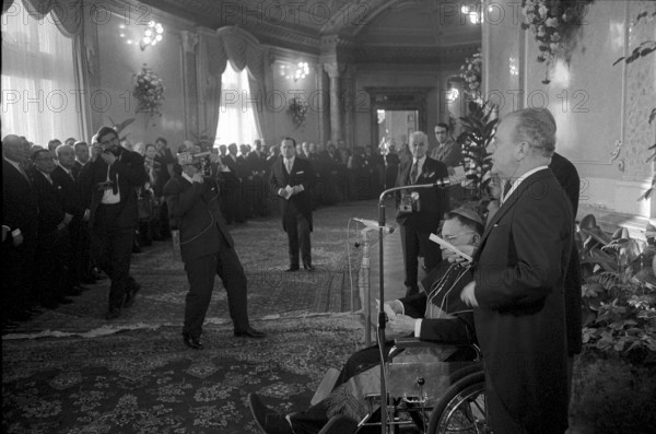 New Year reception at Federal Palace 1972: Federal councillor Celio