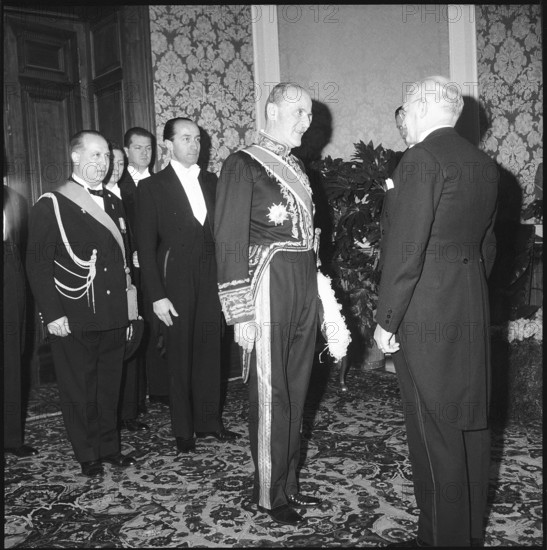 New Year reception at Federal Palace 1961: Baldoni, Wahlen