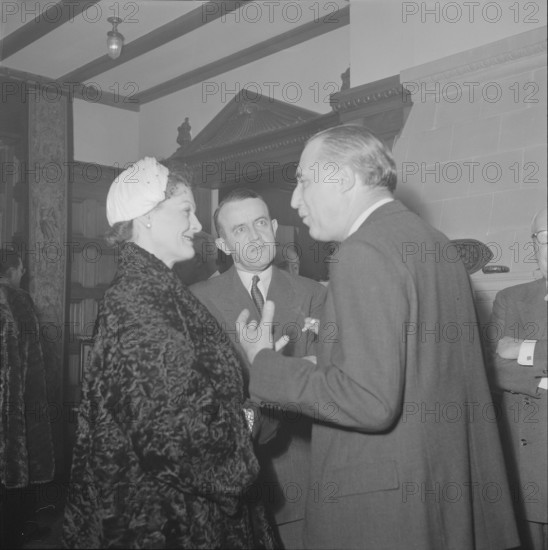 Reception at the Soviet embassy, 34th commemoration day of the October Revolution, Berne 1951