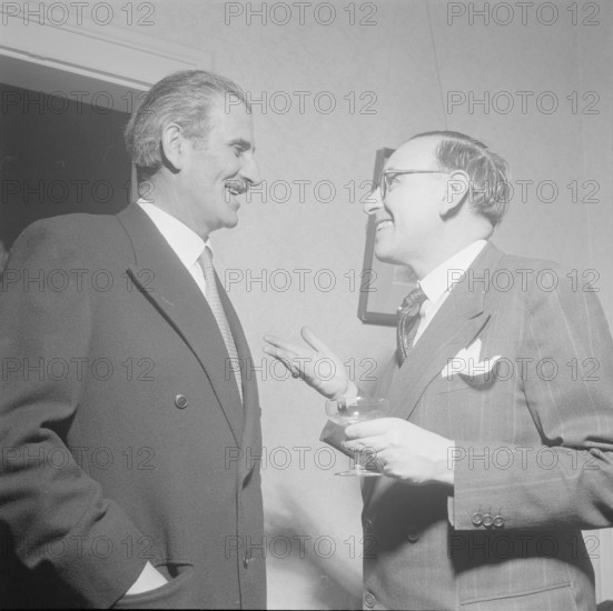 Reception at the Yugoslav embassy, Berne 1951