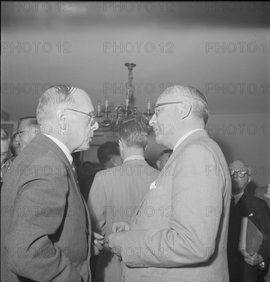 Swiss diplomats conference Berne 1949: de Weck, von Salis