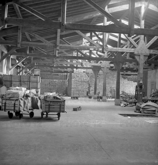 Warehouse of the Red Cross, Vallorbe 1945