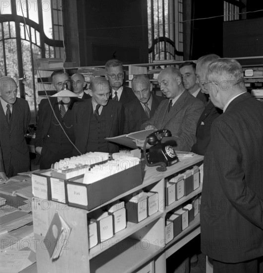 Members of the Council of States visiting ICRC, Geneva 1944