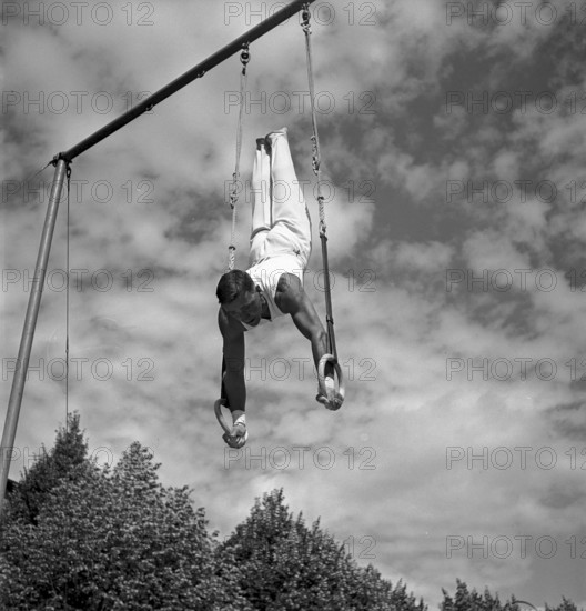 4th Swiss Satus gymnastics day in Zurich 1952: Hans Buschlen