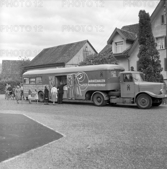 Church on wheels, Marbach 1957