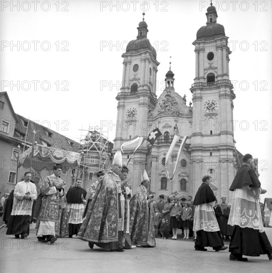Consecration Bishop Josef Hasler in St. Gallen 1957