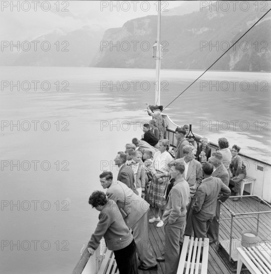 Lake Lucerne, school outing, 1958