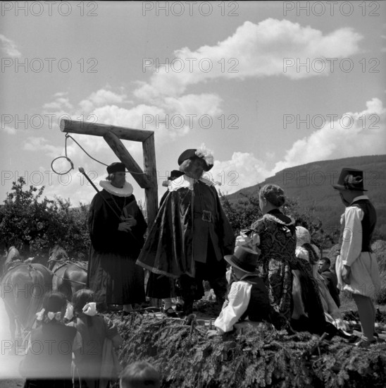 Commemoration 300 years Swiss Peasant War, Niederbuchsiten 1953