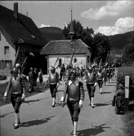 Commemoration 300 years Swiss Peasant War, Niederbuchsiten 1953