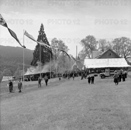 Commemoration 550 years Battle of Stoss, 1955