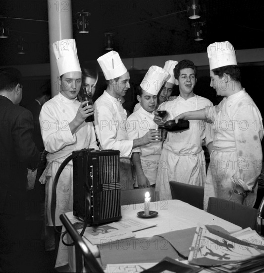 Christmas eve 1958: Kitchen staff, Movenpick Zurich