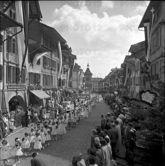 Youth festival Solennitaet in Morat, 1957