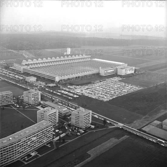 BBC factory buildings Birrfeld 1959