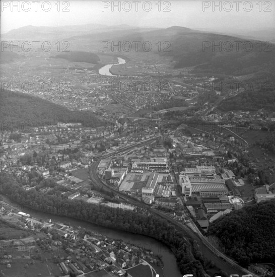 BBC factory buildings Birrfeld 1958
