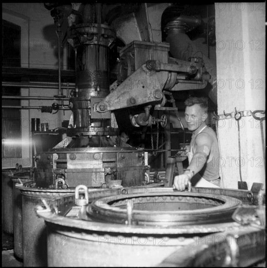 Aarberg sugar factory and refinery 1956