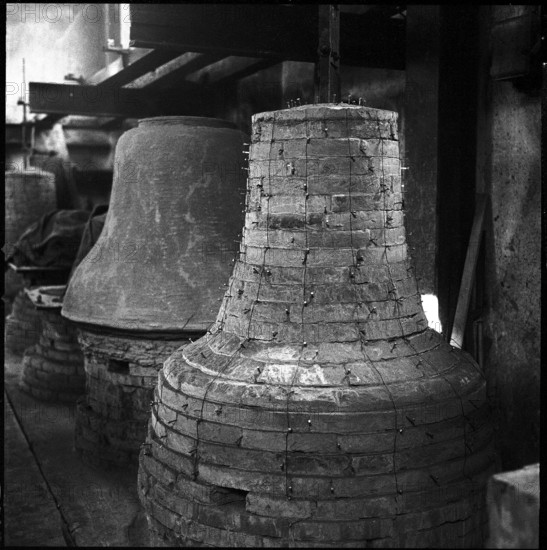 Aarau,mould, Ruetschi bell foundry  1958
