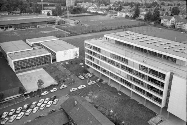 Opening of high school Bern-Neufeld, 1966