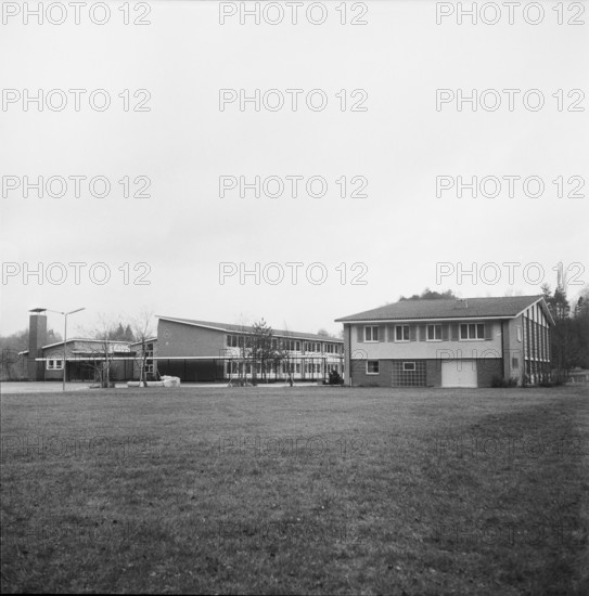 School 'Im Werd' with Kindergarten, Adliswil 1959
