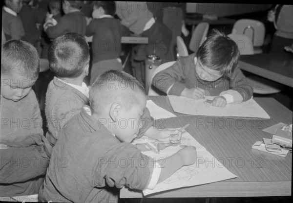 Refugee children from Tibet in Switzerland 1963
