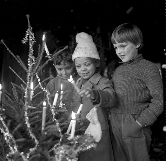Christmas at the  Schule der Menschlichkeit 1956