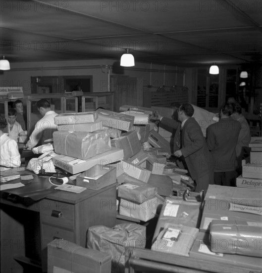 Advent season, Postal Service in Lausanne 1952