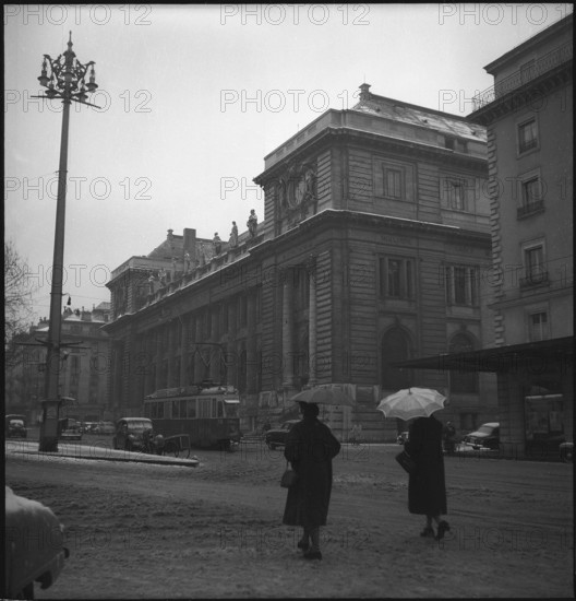 Poste du Mont Blanc, Geneva main post office  1954