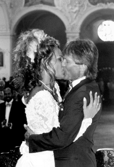 Marc Surer weds Christina Boenzli, 1997