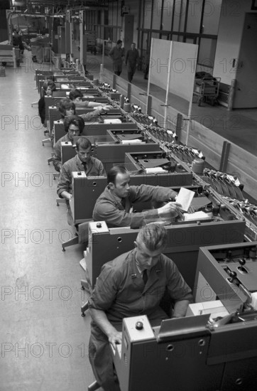 Letter sorting system, Schanzenpost Berne 1968