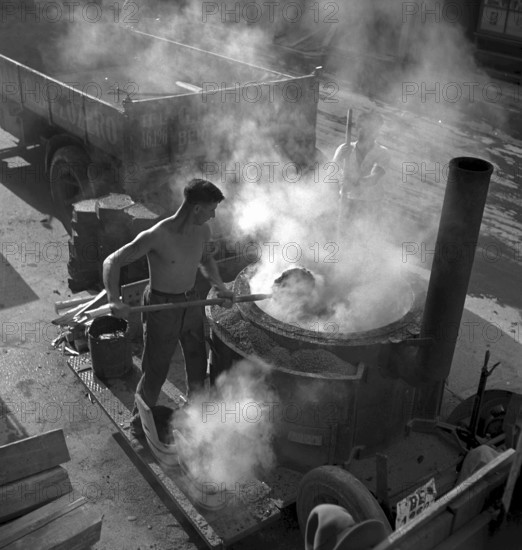 Roadworks in Berne 1939