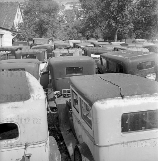 Car dump in Zurich Hongg 1940