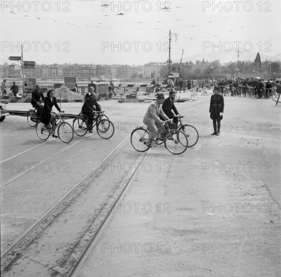 Traffic policeman Geneva 1946