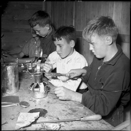 Boy scout camp near Bulle 1954