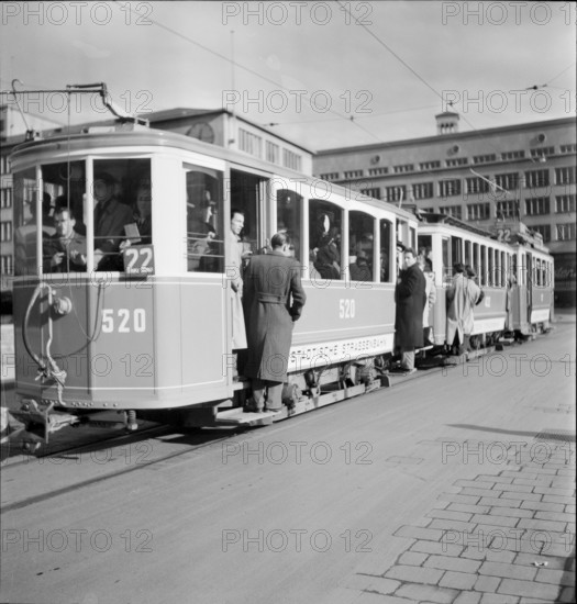 Free-rider, tramway Zurich 1949
