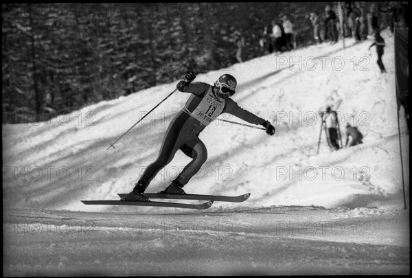 Ski World cup 1972/73, downhill Val d'Isere: Roland Collombin