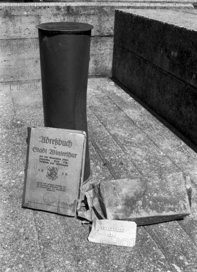 Discovery of old documents in Winterthur-Toss 1977