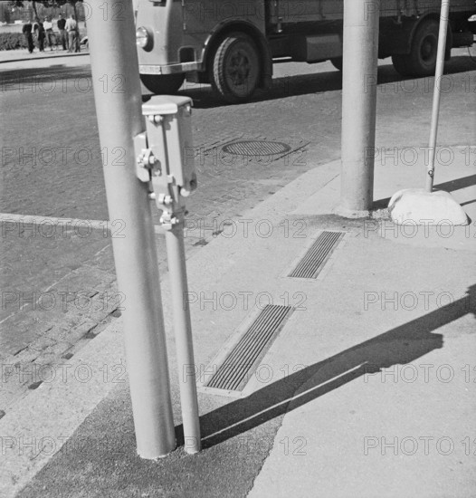 Stop light in Zurich 1950