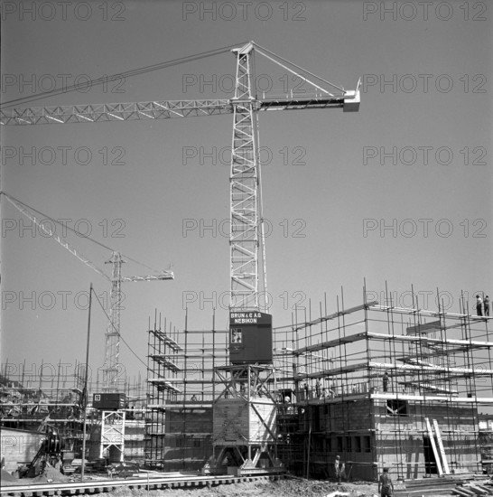 One of the first tower blocks in Zurich 1951