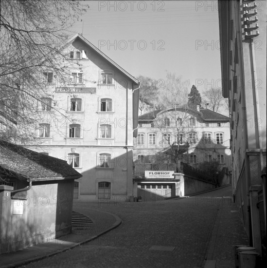 Pension Florhof in Zurich 1951