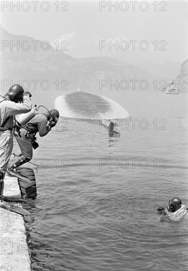 Shipping accident in Fluelen 1970