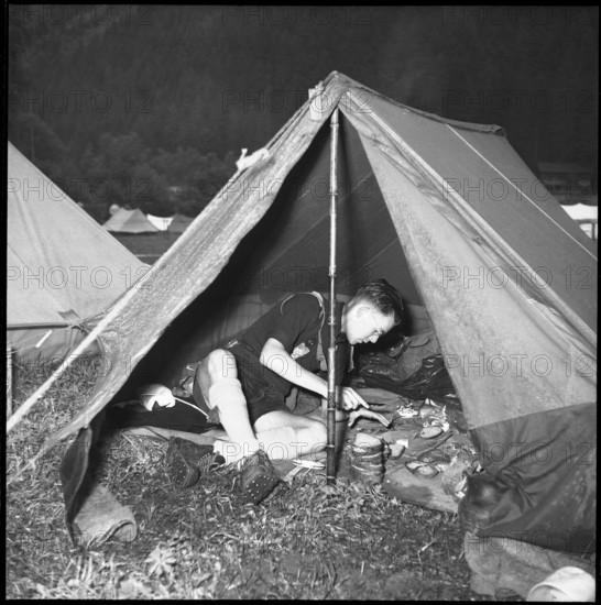 the 5th World Rover Moot in Kandersteg 1953