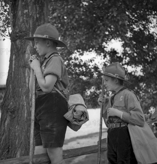 Swiss boy scout meeting in Adlisberg 1938