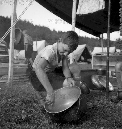Swiss national boy scout camp in Adlisberg 1939