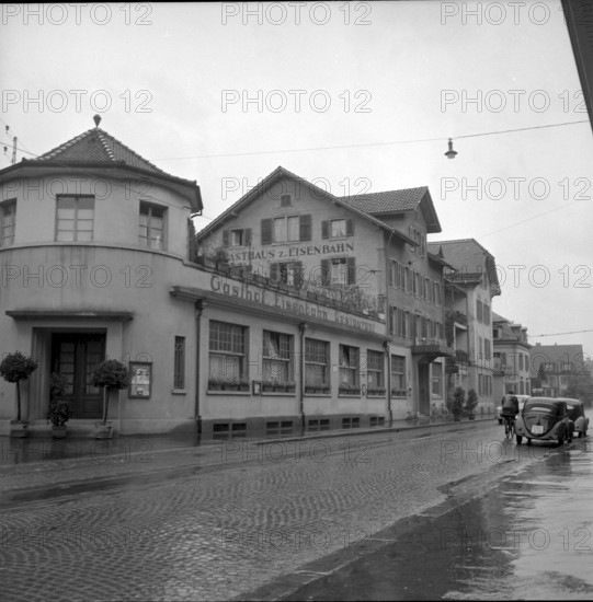 Old houses in Zug 1951