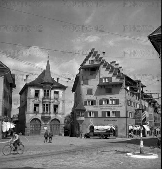 Old town of Zug 1941
