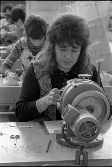 Shoe factory Bally in Aarau 1971
