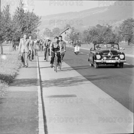 Road in Ebikon, 1958