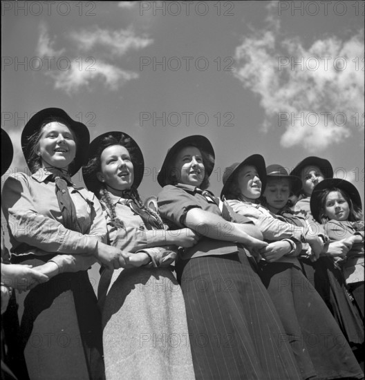 30 years alliance of Swiss girl scouts: anniversary meeting in Ulrichen 1949