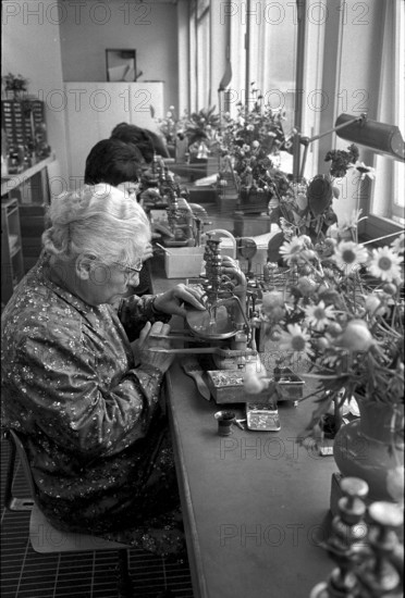 Longines Watch Factory in Saint-Imier 1967