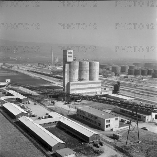 Cement factory in Cornaux 1966
