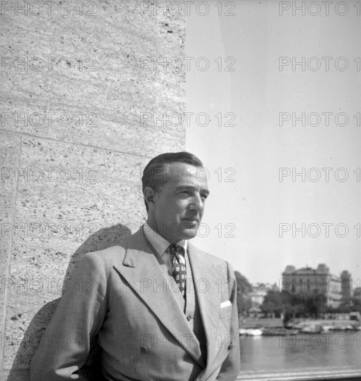 Vittorio de Sica in Zurich 1947